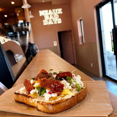 Neaux Coffee's Papa's Pepper Toast